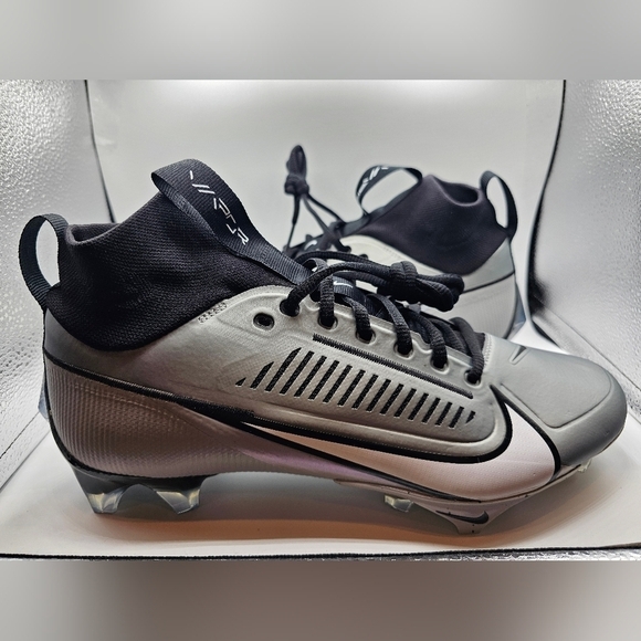 Nike Vapor Edge Pro 360 2 'Light Smoke Grey Black' Football Cleats - Picture 1 of 5